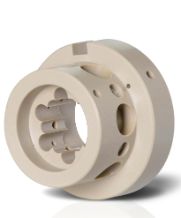 Chemical resistant flight refueling insulator shrouds made from Ketron PEEK