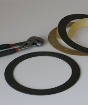 Thrust washer bearing for downhole drilling made from dimensionally stable PAI plastic Duratron® T7530 <br/>