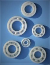 Spherical ball bearings made from dimensional stable Acetron GP