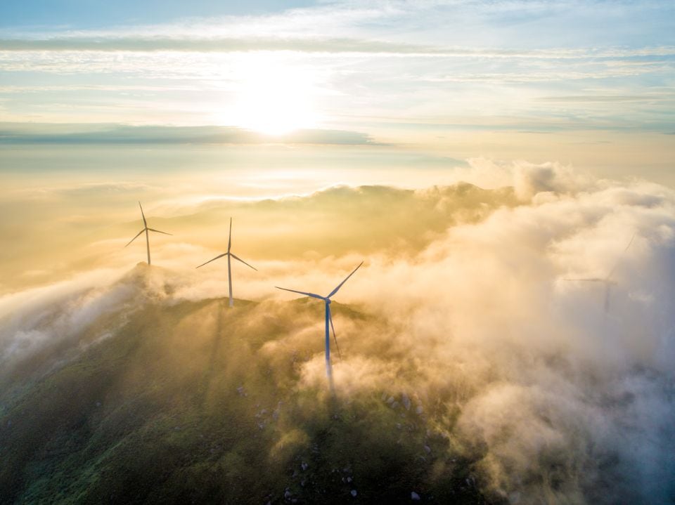 Wind turbines used in renewable energy generation