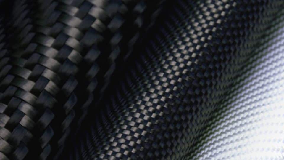 Carbon fiber materials with different weaves and tows