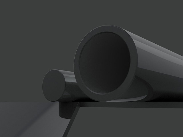 Proteus® Homopolymer PP Black plastic stock shapes