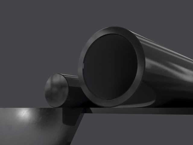 Acetron® GP / Ertacetal® C POM-C plastic stock shapes in black