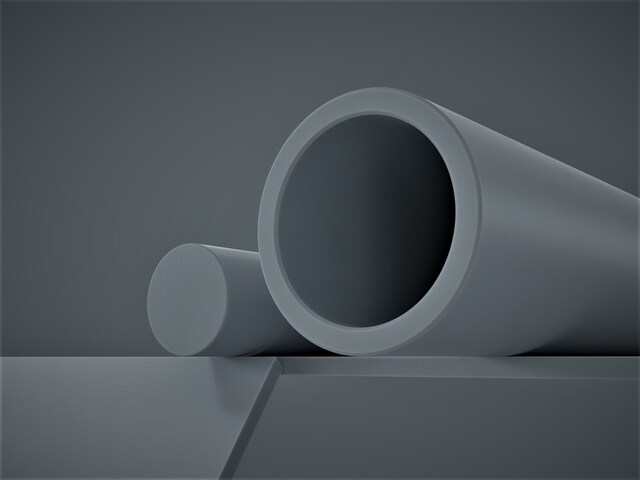 Acetron® GP / Ertacetal® C POM-C plastic stock shapes in grey