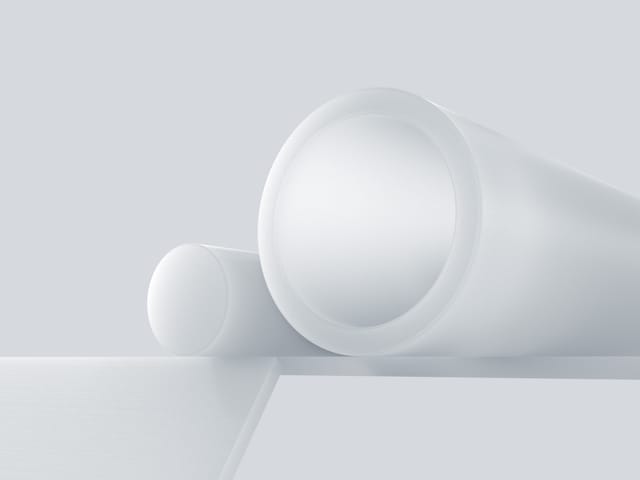 PE 500 HMW-PE plastic stock shapes in natural