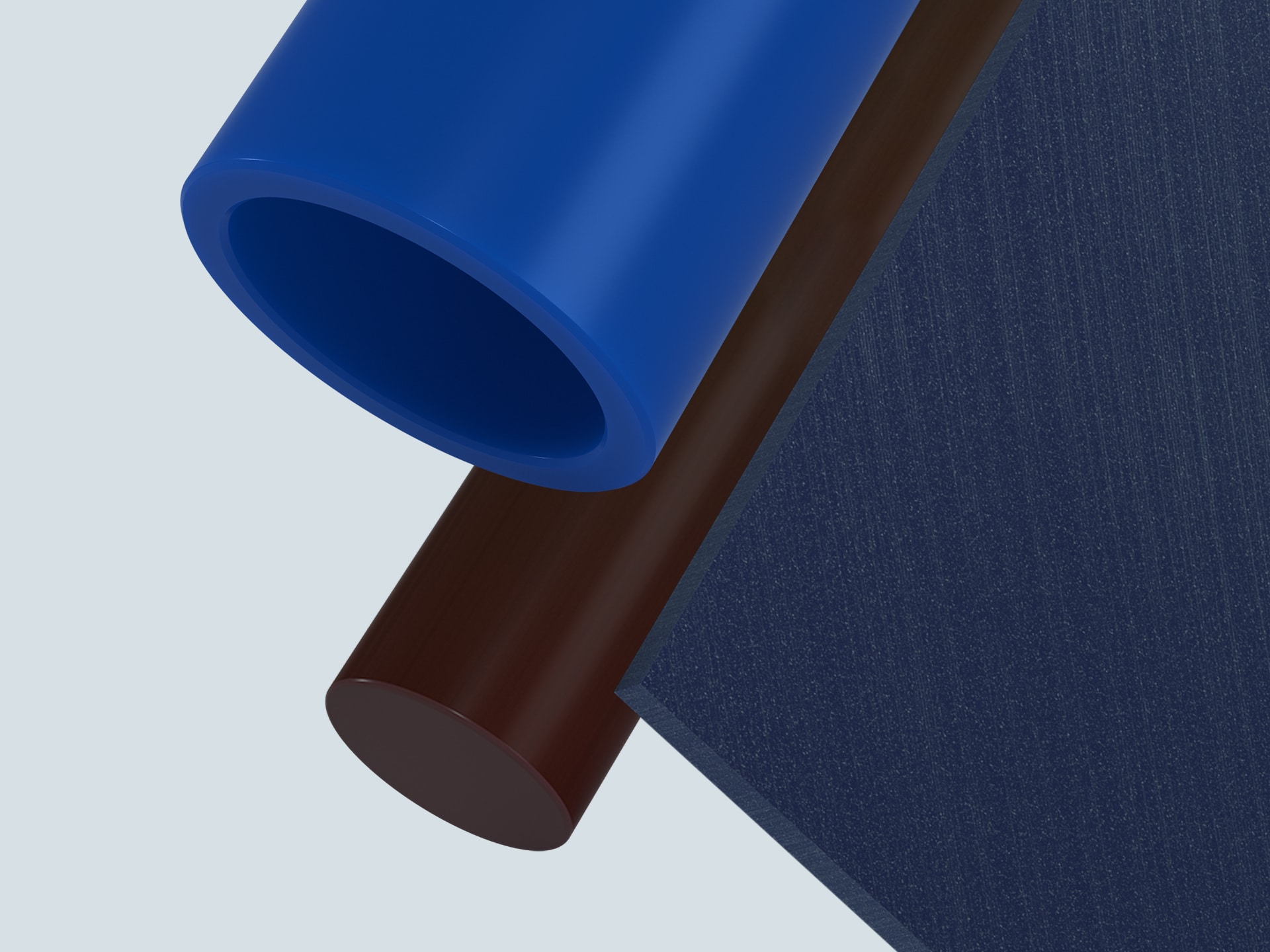 プラスチック MC901 切板（青） 板厚 12mm 350mm×1000mm :946021991